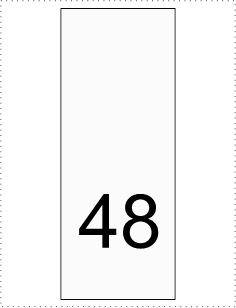 Etichetă textilă mărime 48